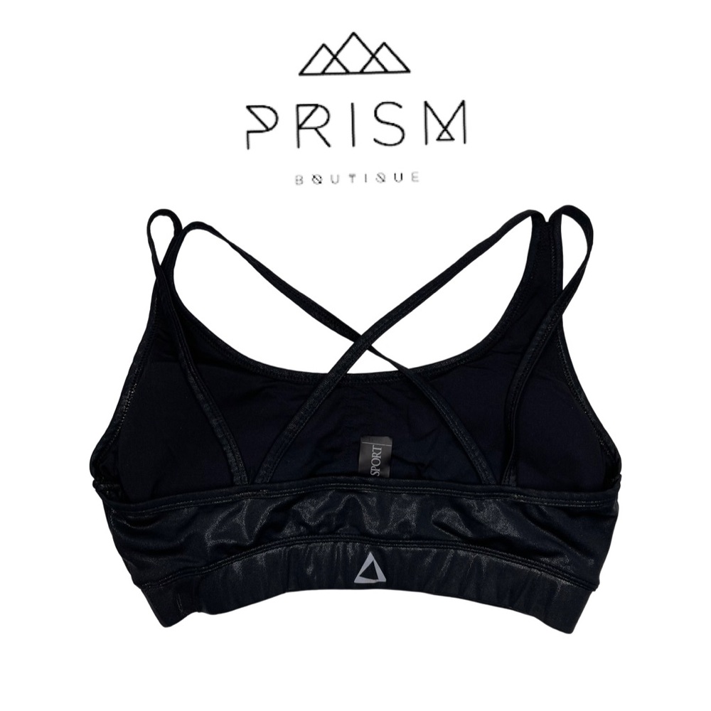 Prism boutique sport glitter sports bra sz S